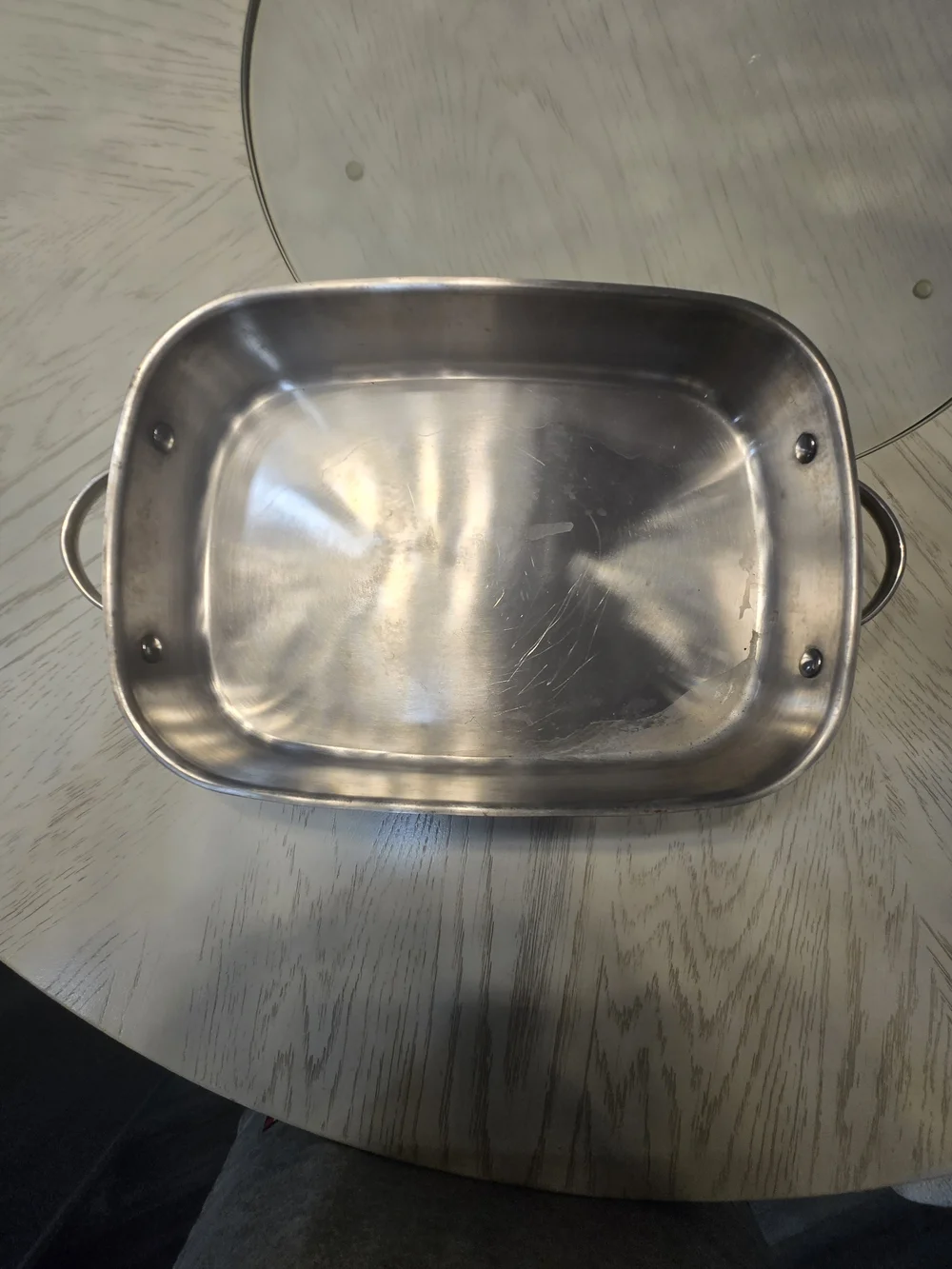 Princess House Stainless Steel Covered Roaster in Silver